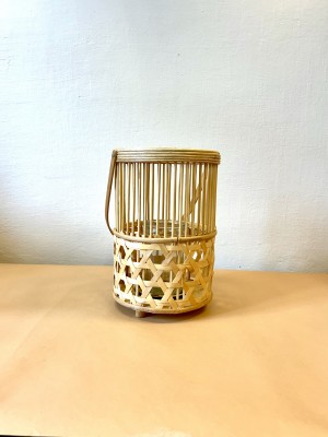  Dřevěná přírodní lucerna - set 