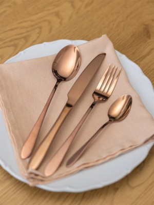  Příbory rosegold 