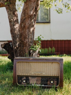  Dekorace - vintage rádio 