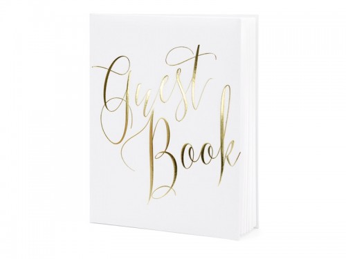  Svatební kniha hostů bílá 20 x 24,5 cm, 22 stran