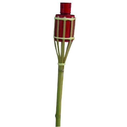  Louč bambusová 60 cm červená barva 