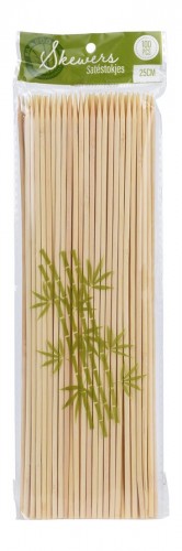  Špejle bambus 25 cm x 3 mm (100ks)