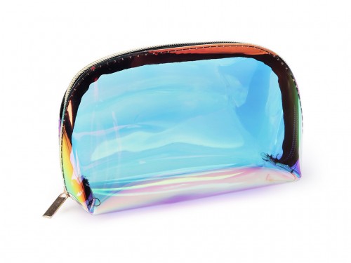  Pouzdro / kosmetická taška holografická 2 (19 cm) transparent