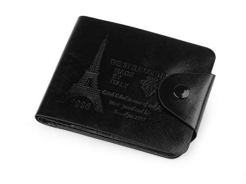 Pánská peněženka 9,5x12 cm 6 černá