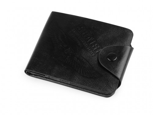  Pánská peněženka 9,5x12 cm 10 černá